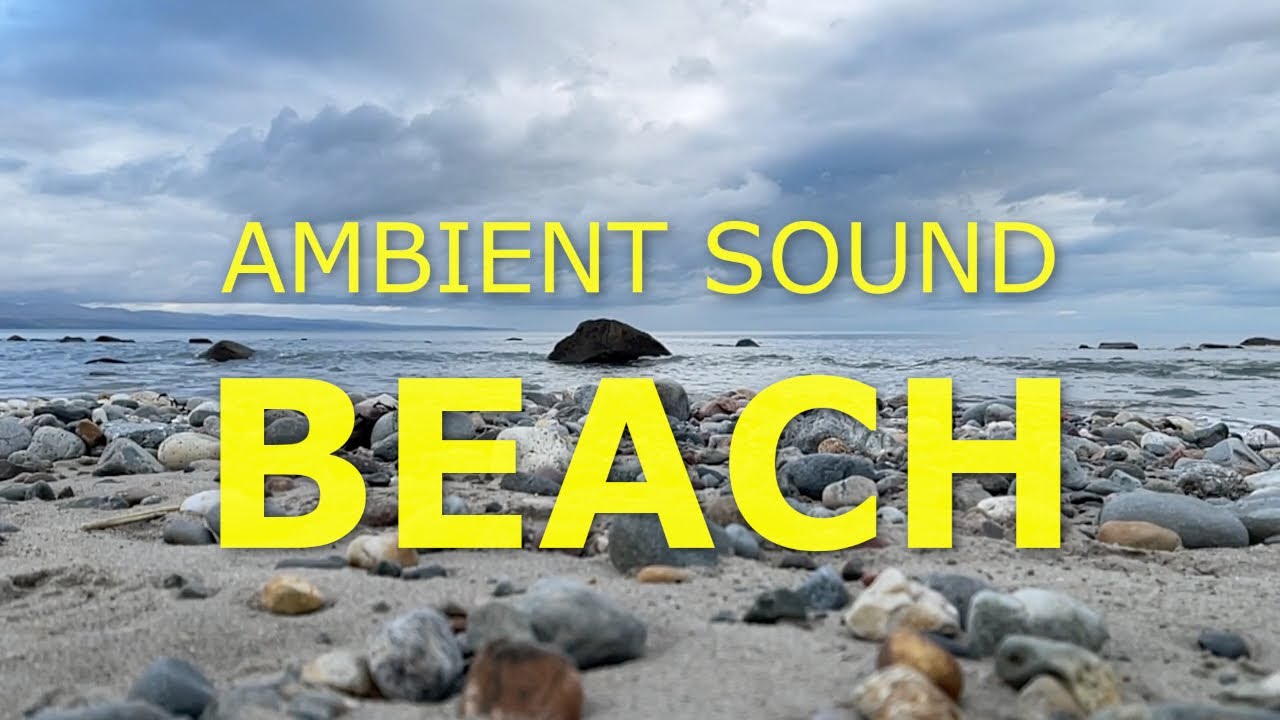 Ambient sounds Beach Criccieth North Wales 5 hours