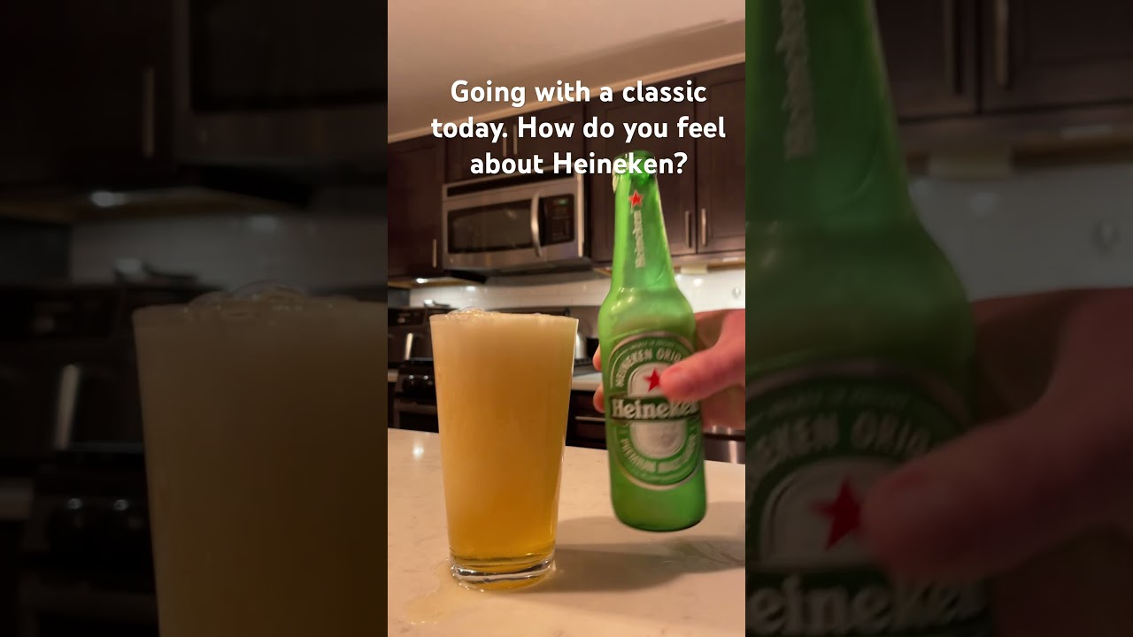 Going with a classic #Pilsner. How do you feel about #Heineken? #beer #brew