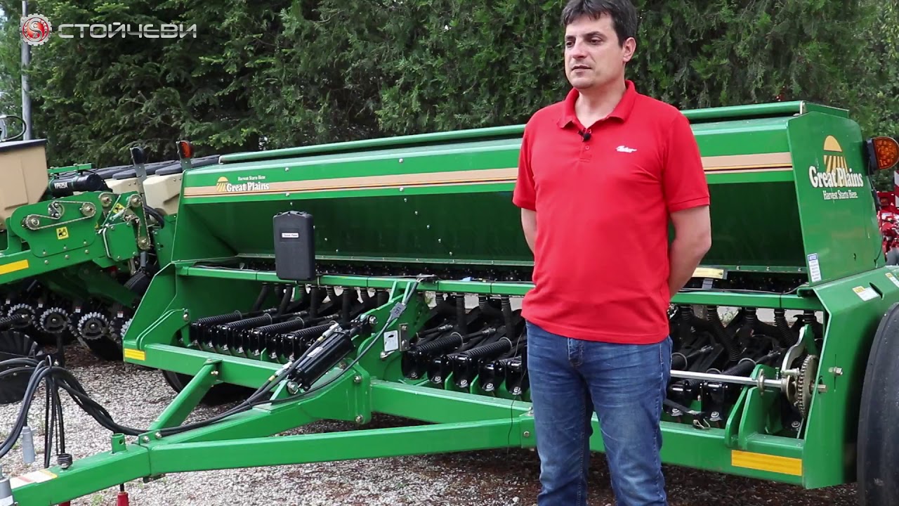 Представяне на сеялка Great Plains 1300