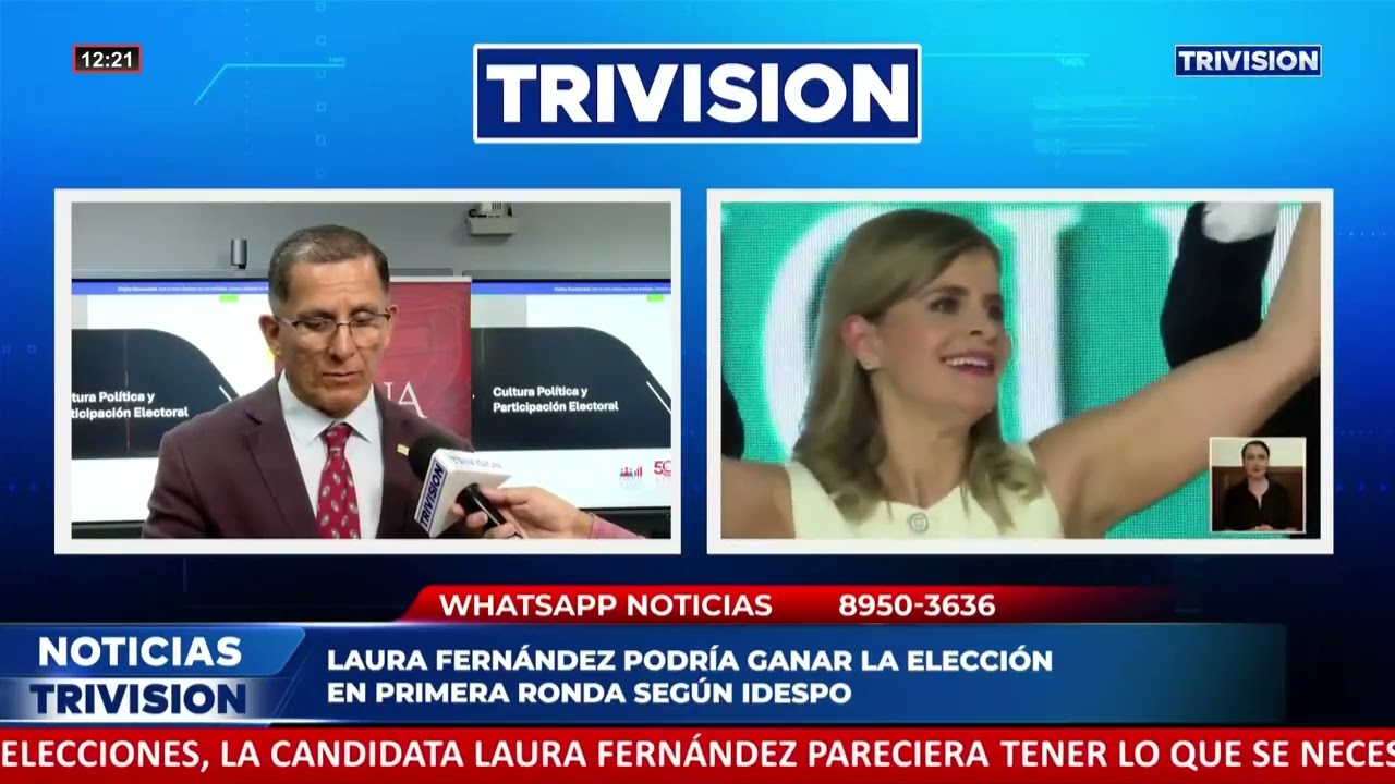 La encuesta de IDESPO-UNA, revela una amplia ventaja de Laura Fernández para ganar en primera ronda.