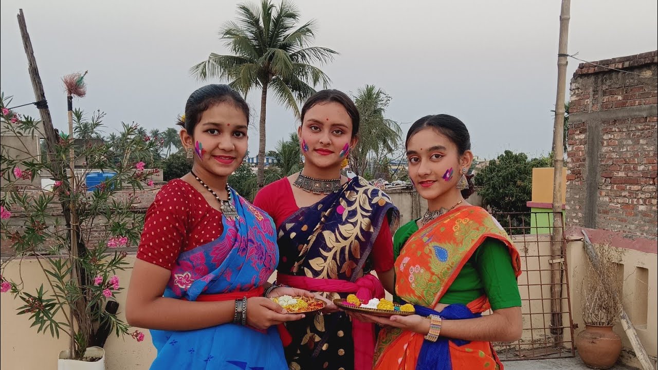 Bosonto bohilo sokhi by Ankita Bhattacharya - dance cover ✨