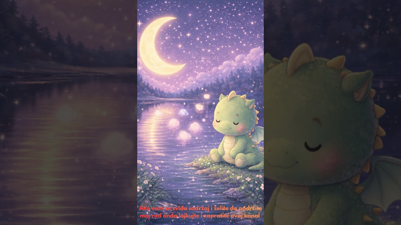 🌙 Mali zmaj i Tihi Mjesec 🐉✨