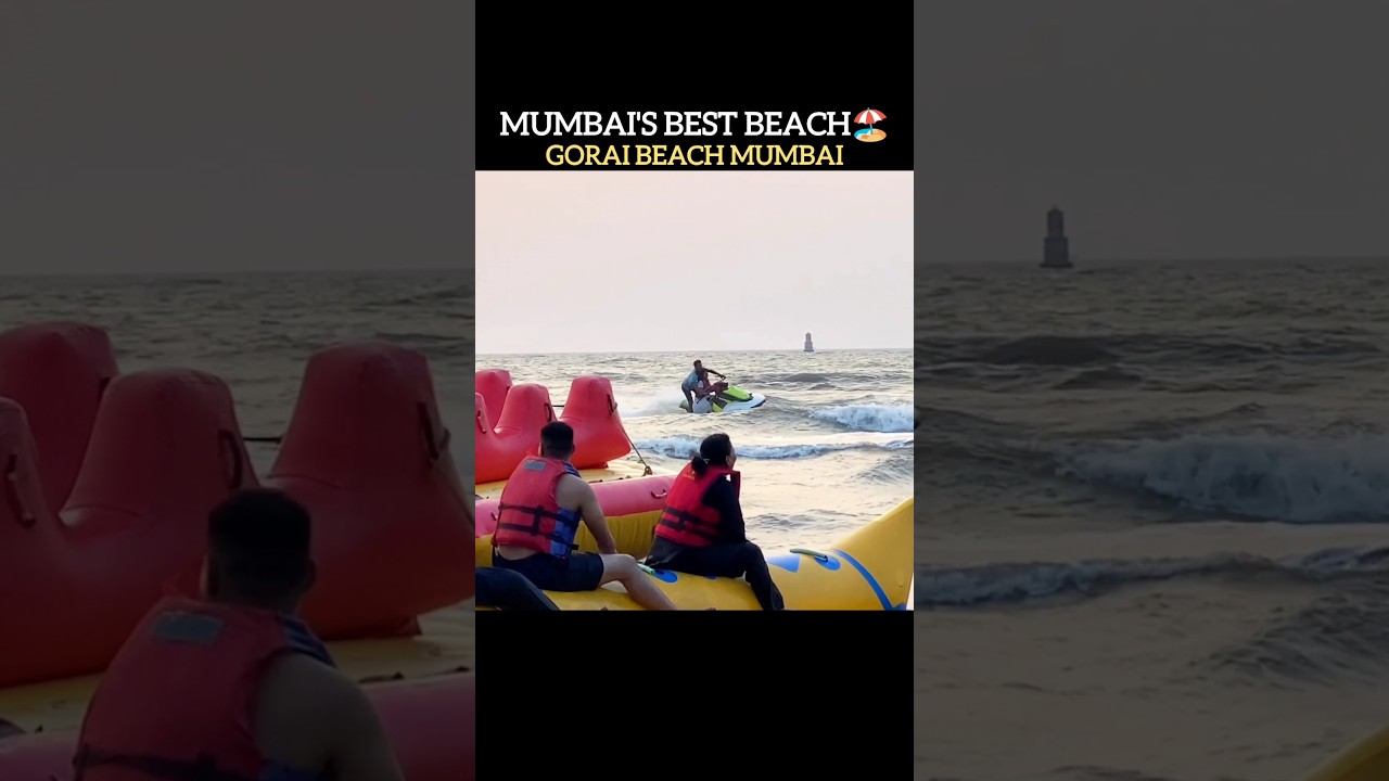 Gorai Beach Mumbai | best beach in mumbai | water sport in mumbai #goraibeach #mumbai #mumbaidarshan