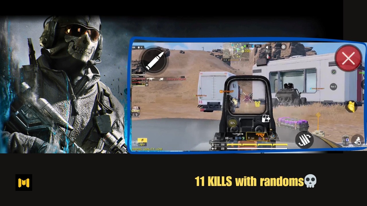 Got 11 kills with ramdoms | Call of Duty Mobile