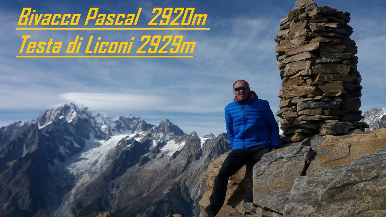 Bivacco Pascal 2920m Testa di Liconi 2929m da Morge, La Salle (AO) 7 Ottobre 2017