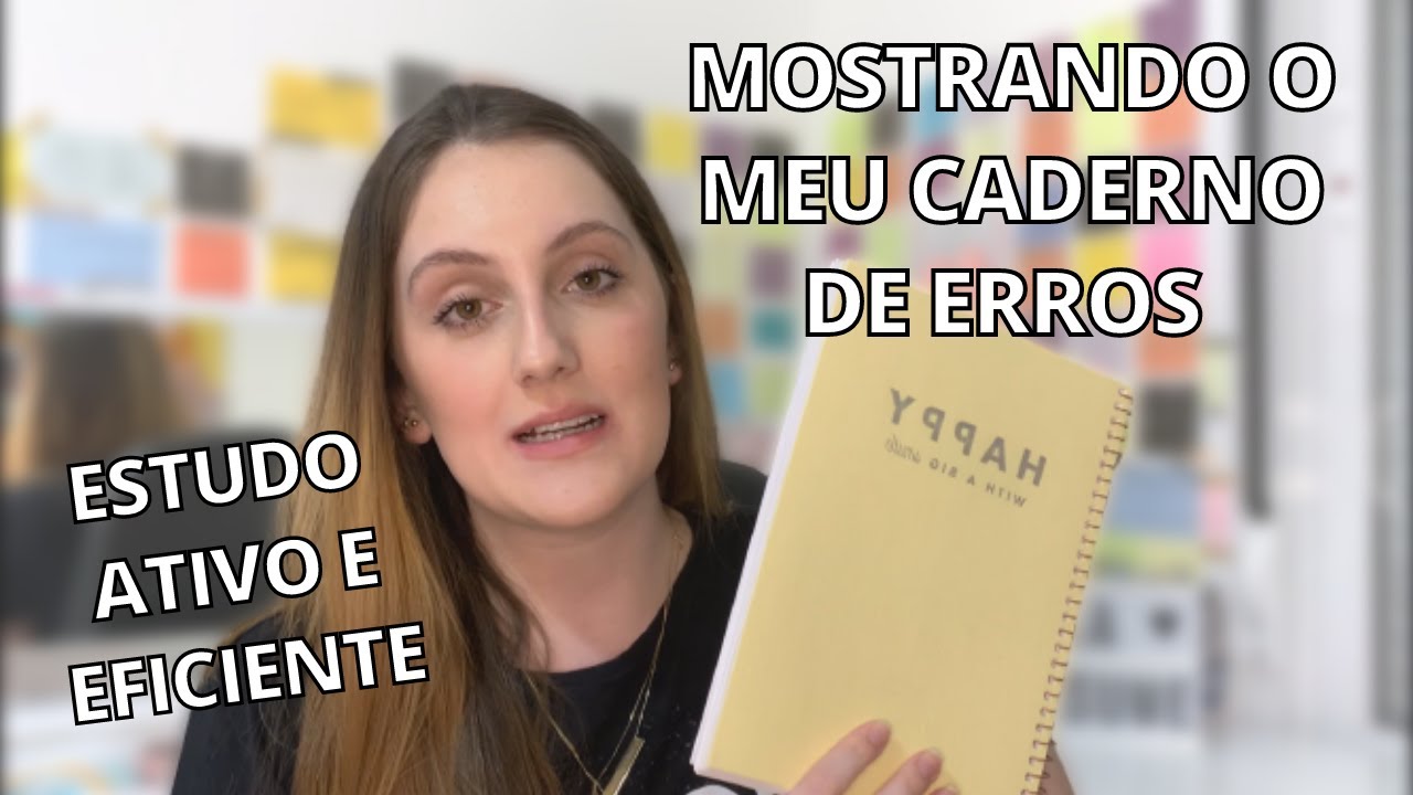 COMO EU USAVA O MEU CADERNO DE ERROS - Com fotos das anotações