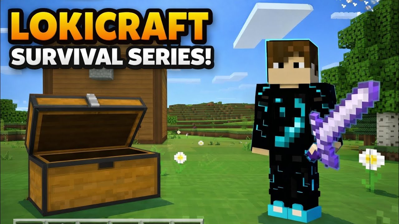 Lokicraft survive series i made stroage room