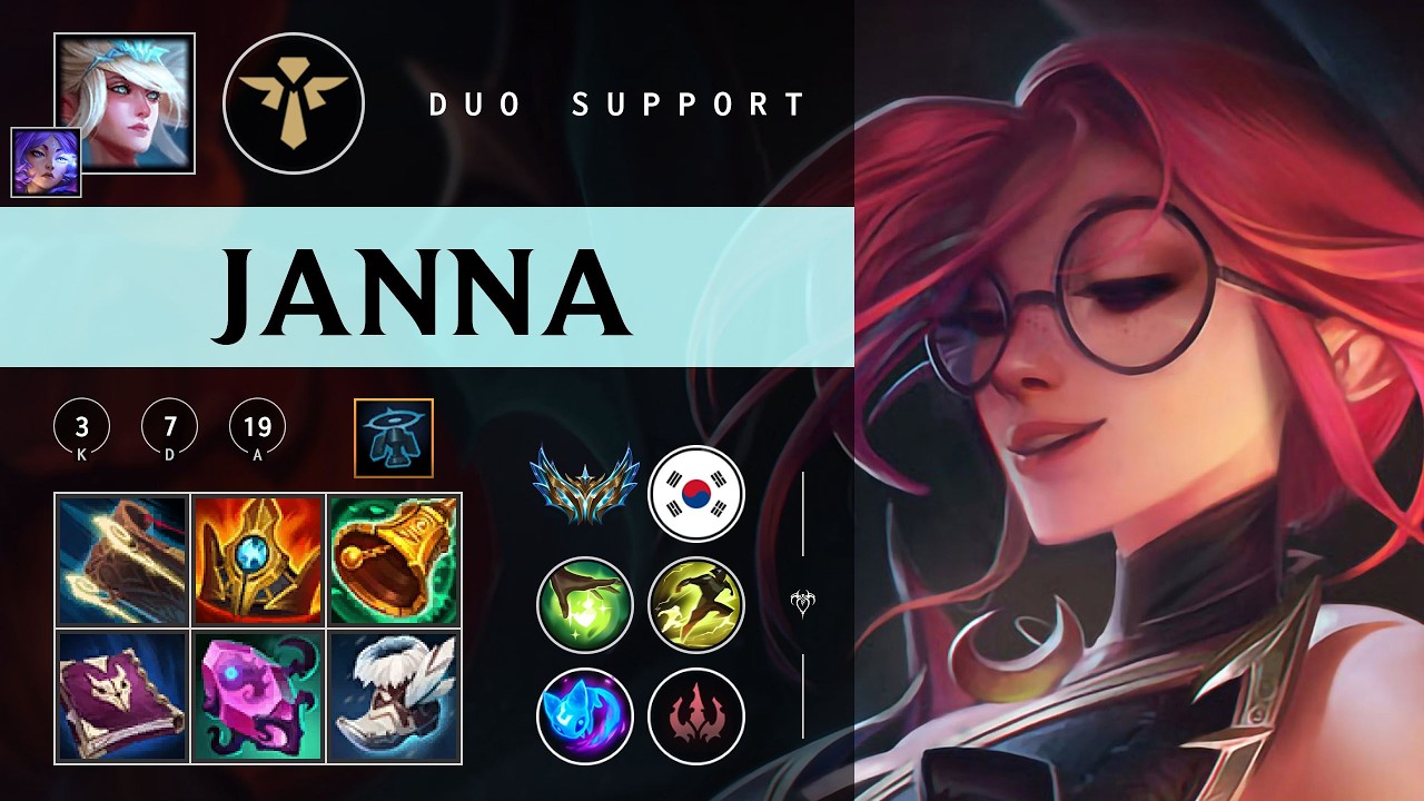 Janna Support vs Thresh - KR Challenger Patch 26.05
