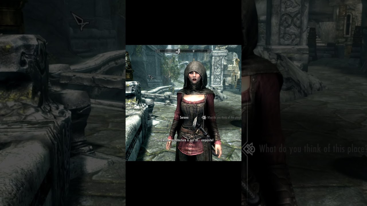 Skyrim ٠ Серана посещает все города Скайрима, часть 1 #skyrim