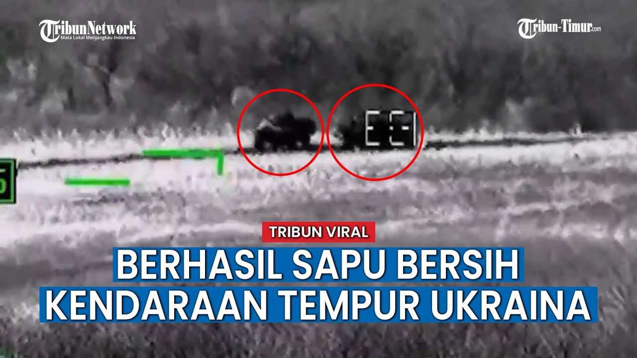 BMPT Terminator Rusia Buru Tank dan Tembaki Benteng Pasukan Ukraina di Hutan Kremensky