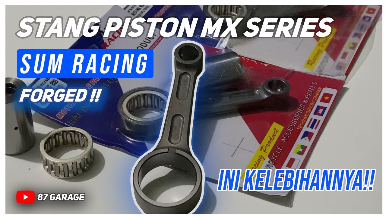STANG PISTON SUM RACING MX SERIES. SUDAH FORGED ❗❓