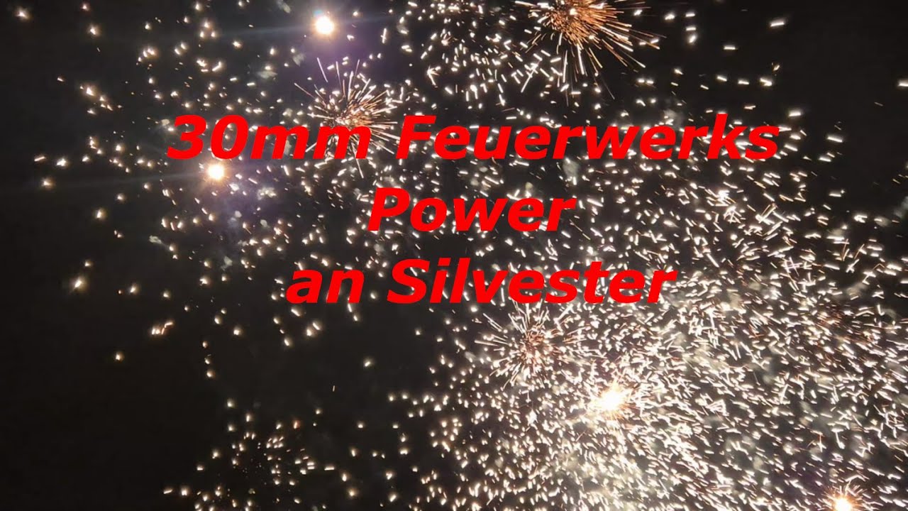 Meine 30mm F2 Feuerwerks Batterien an Silvester 2025/26