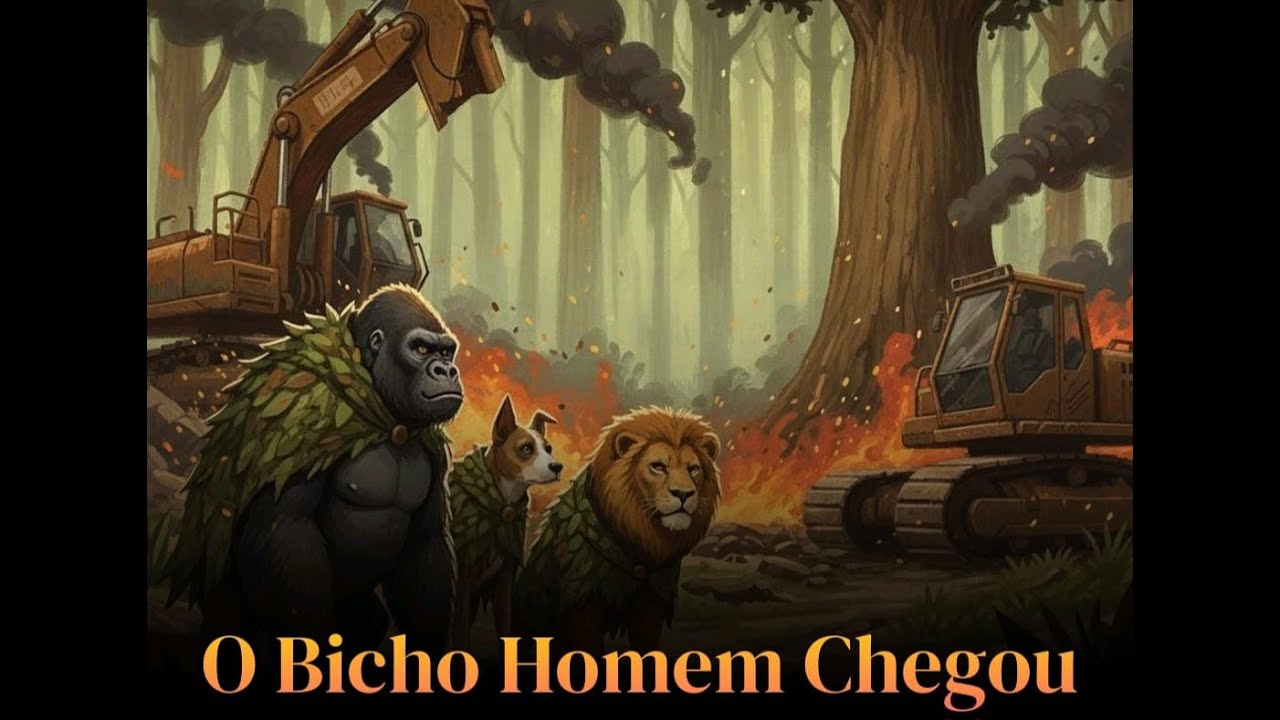 O Bicho Homem Chegou - Mostra dos alunos de teatro do Paideia Artes -  2025 - turma infantil