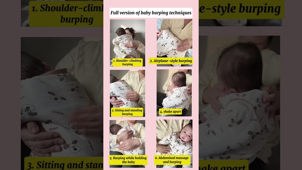 😱 6 Baby Burping Secrets Parents NEED! 👶💨 (No More Crying) 