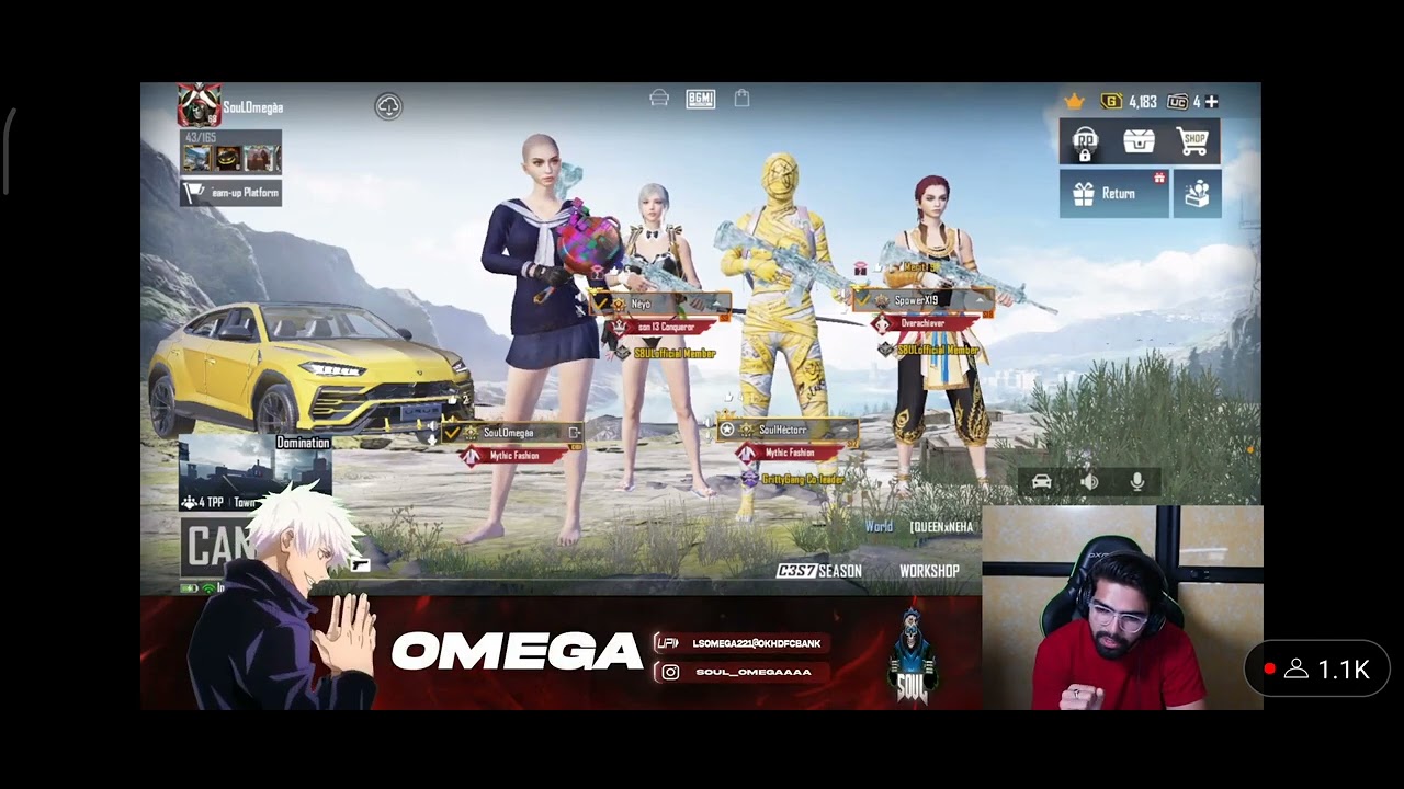 Omega angry on goblin and hector #omega #pubgmobile #bgmi  #soulgaming