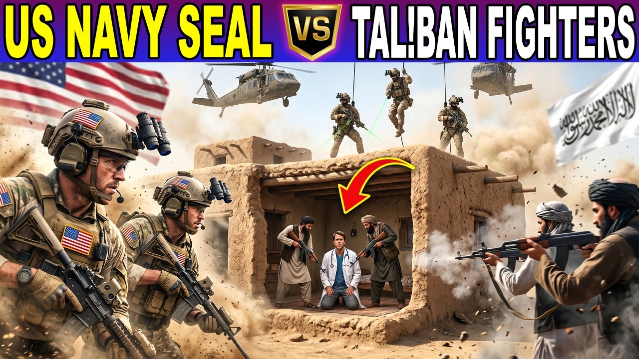 U.S. NAVY SEALs VS. T@L!BAN FIGHTERS | MISSION: Rescue American Doctor