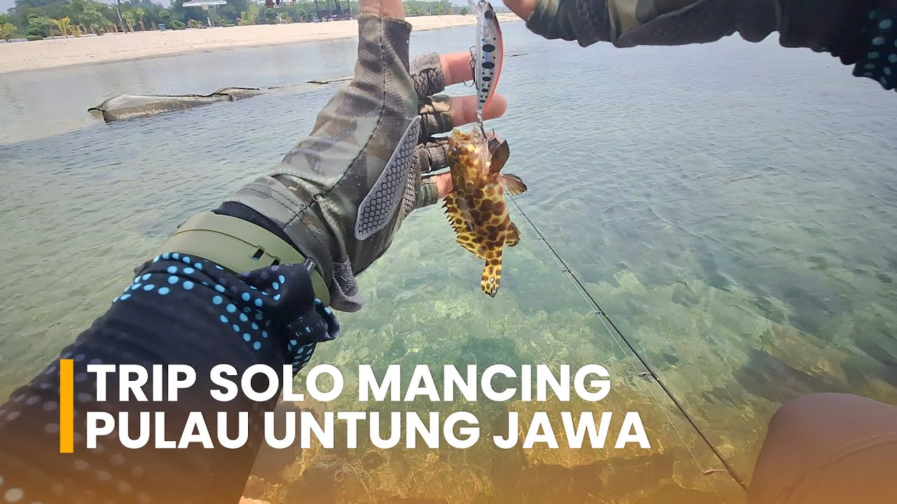 KURANG MAKSIMAL! Trip Solo Mancing Casting Pulau Untung Jawa - Spot Jembatan Pengantin