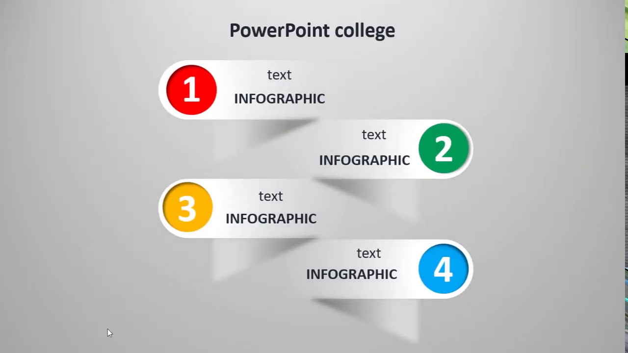 تصميم قالب بوربوينت انفوجرافيك (Infographic) جاهز لتحميل