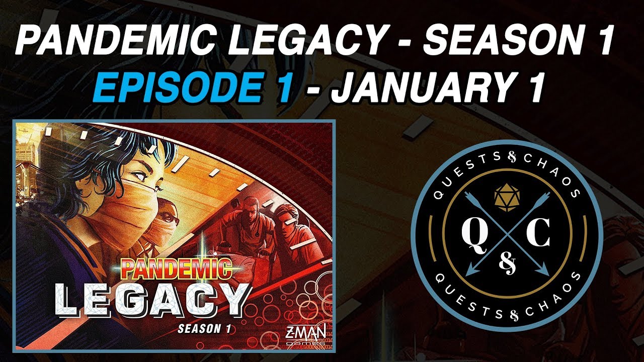 Pandemic Legacy Season 1: Ep 1 January Playthrough - Board Game Spoilers
