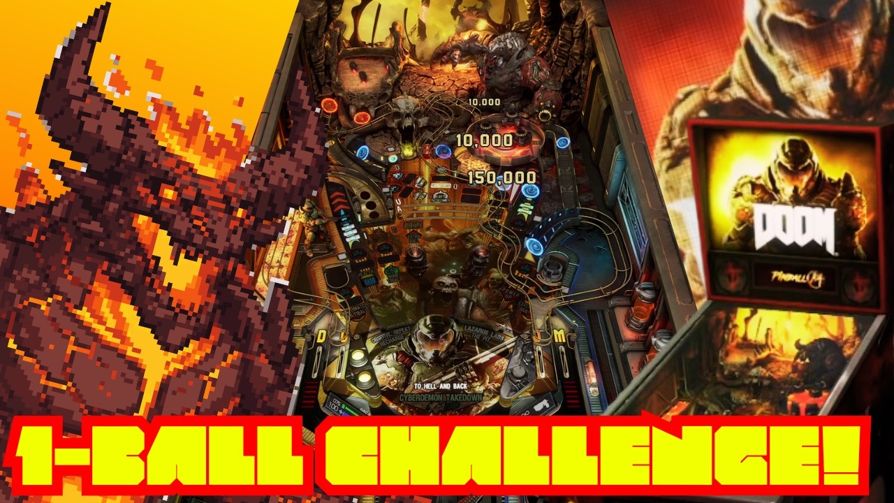 TOURNAMENT : DOOM (Pinball M)  | 1-Ball Challenge!