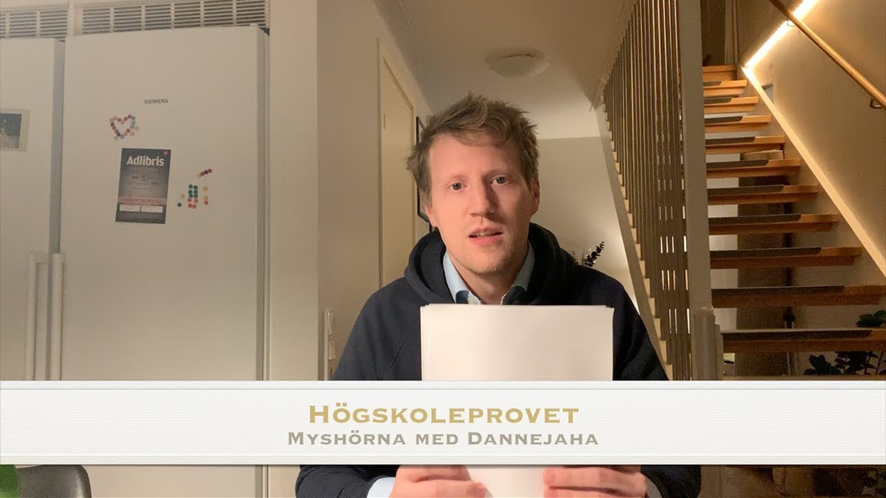 Högskoleprovet Myshörna med tips inför provdagen