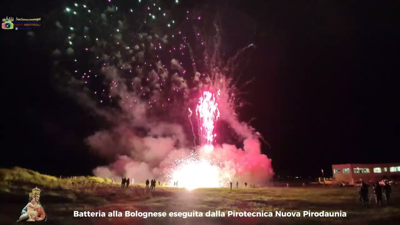 Torremaggiore Fg 🎆Festa della Fontana 2023 🎆 Batteria alla Bolognese Pirotecnica Nuova Pirodaunia ..