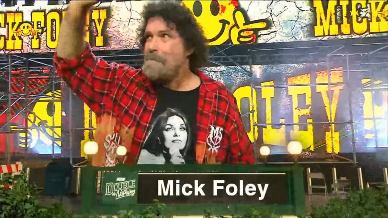 Mick Foley makes his official AEW debut