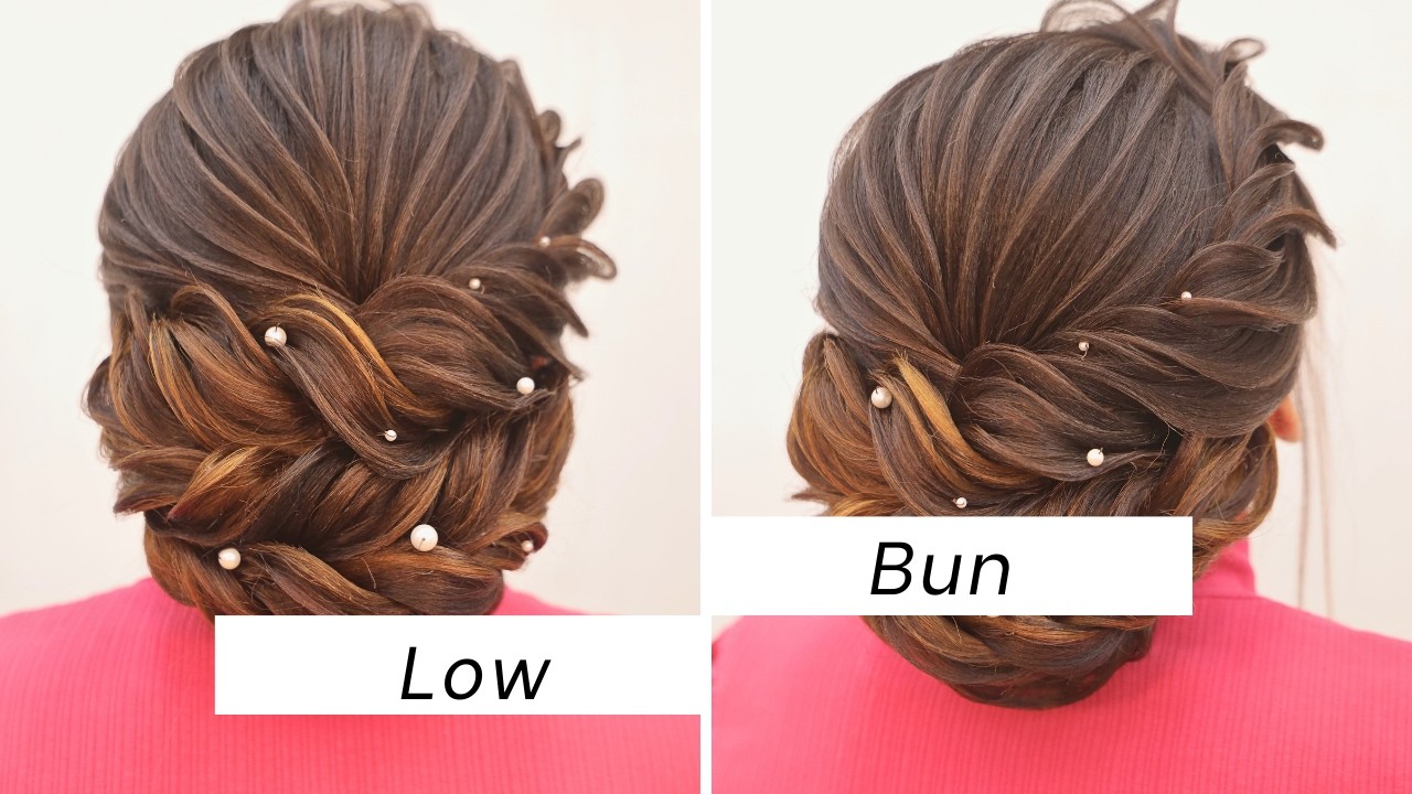 LOW BUN BY PYLPTEL HAIRSTYLIST