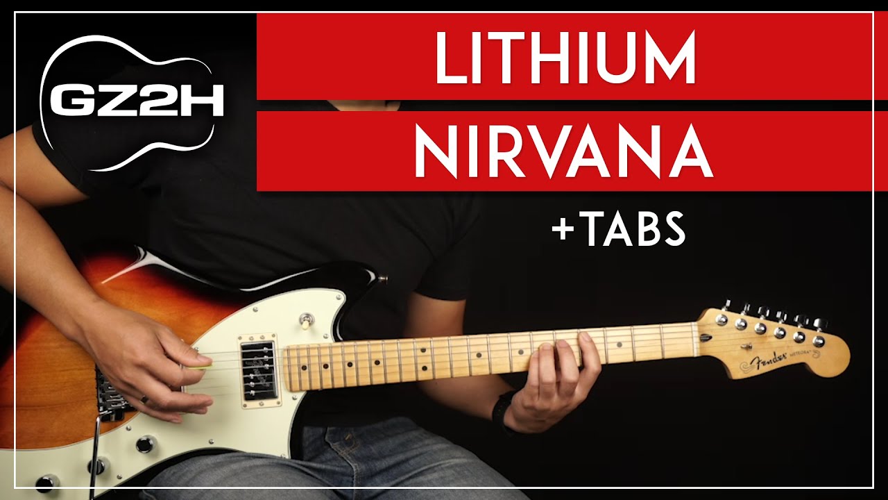 Lithium Guitar Tutorial Nirvana Guitar Lesson |Riff + Chords + TAB|