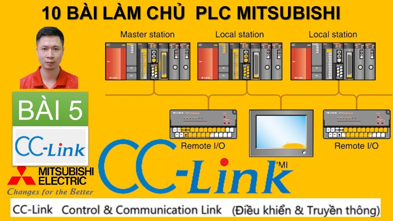 [ Mitsubishi ] Bài 5: CC Link mạng truyền thông công nghiệp PLC mitsubishi dòng Q