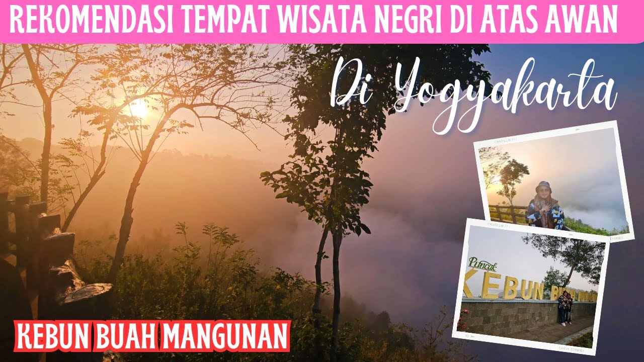 Tempat wisata mangunan jogja, kebun buah mangunan wisata negri di atas awan di yogyakarta rute tiket