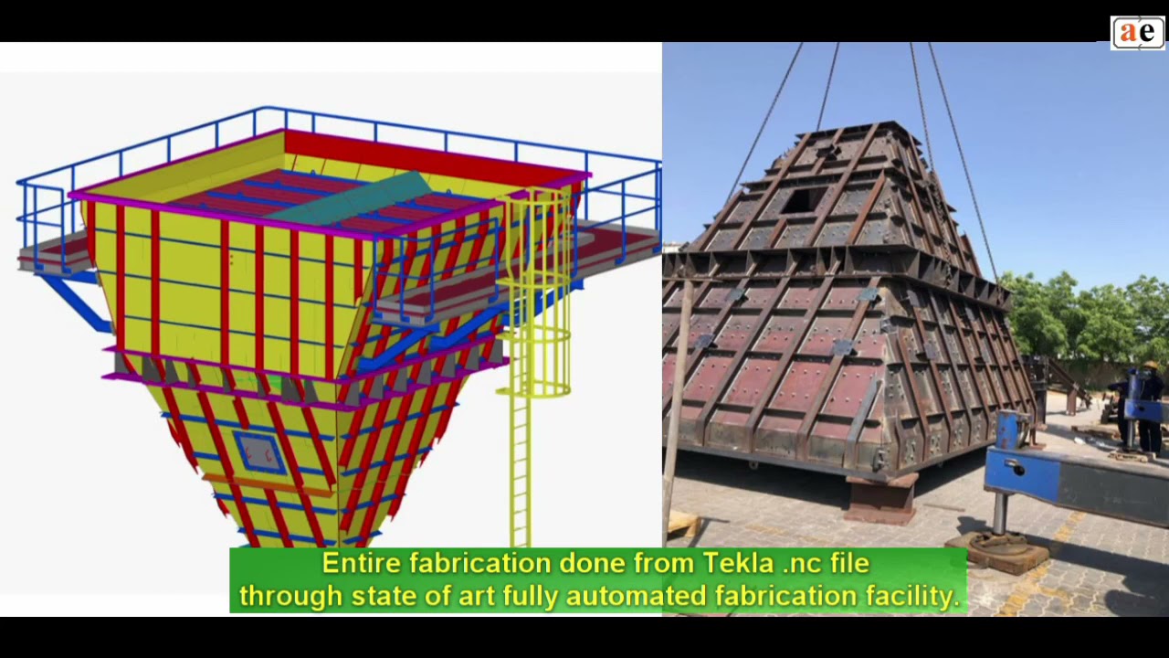 AE Group - Hopper & Telescopic chute Test