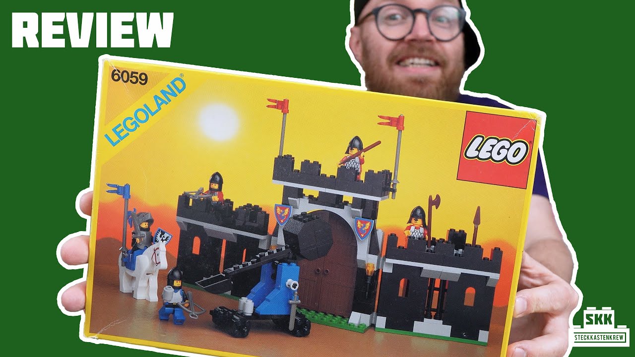 Ritter-Spielset meiner Kindheit: LEGO® 6059 Burgmauer der Black Knights von 1990 [Review]