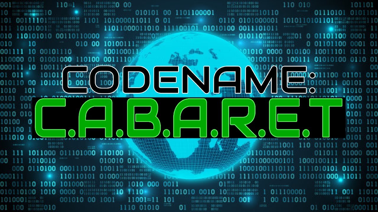 This Saturday... CODENAME: C.A.B.A.R.E.T.