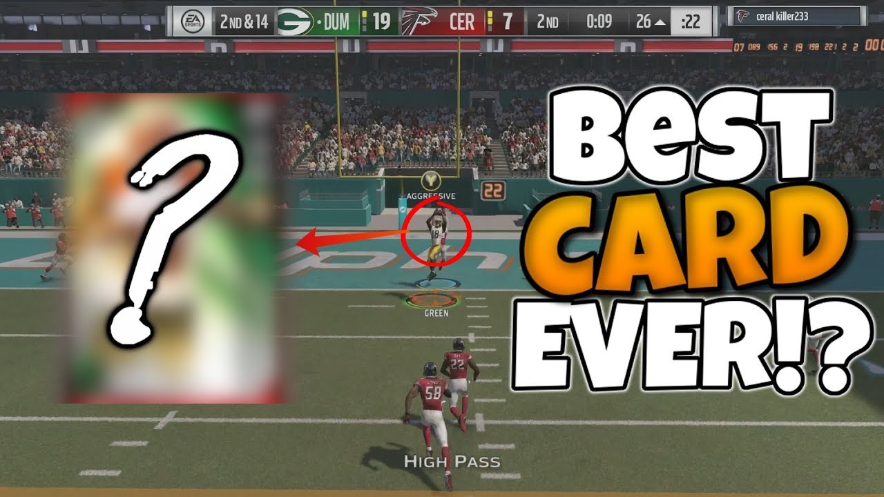 THE GREATEST CARD THAT I'VE NEVER USED BEFORE!! Madden Draft Champions