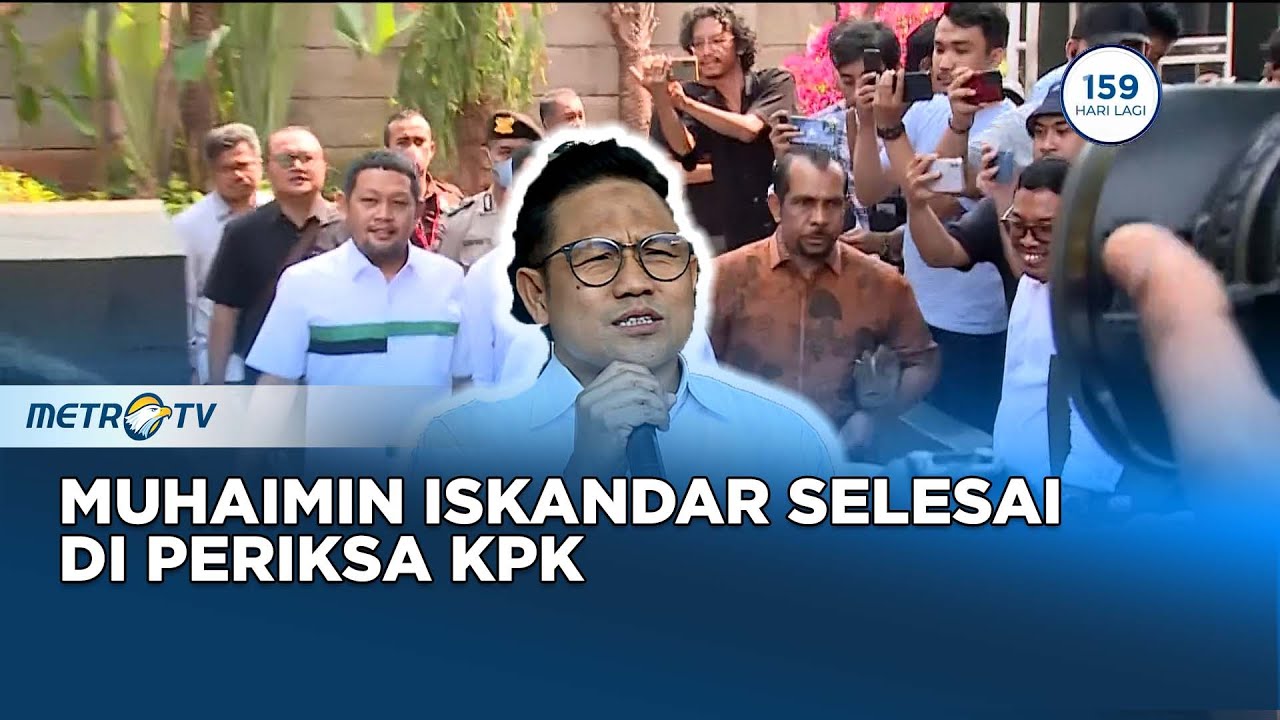 Berita Pemilu - Muhaimin Iskandar Selesai di Periksa KPK