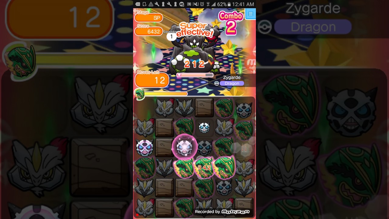 Pokémon Shuffle Zygarde Complete FAIL