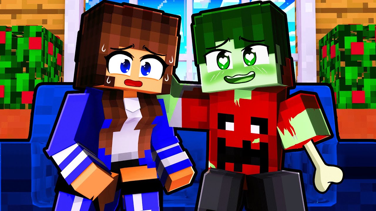 O NAMORADO da MIIKA virou ZUMBI no Minecraft ◂Miika▸