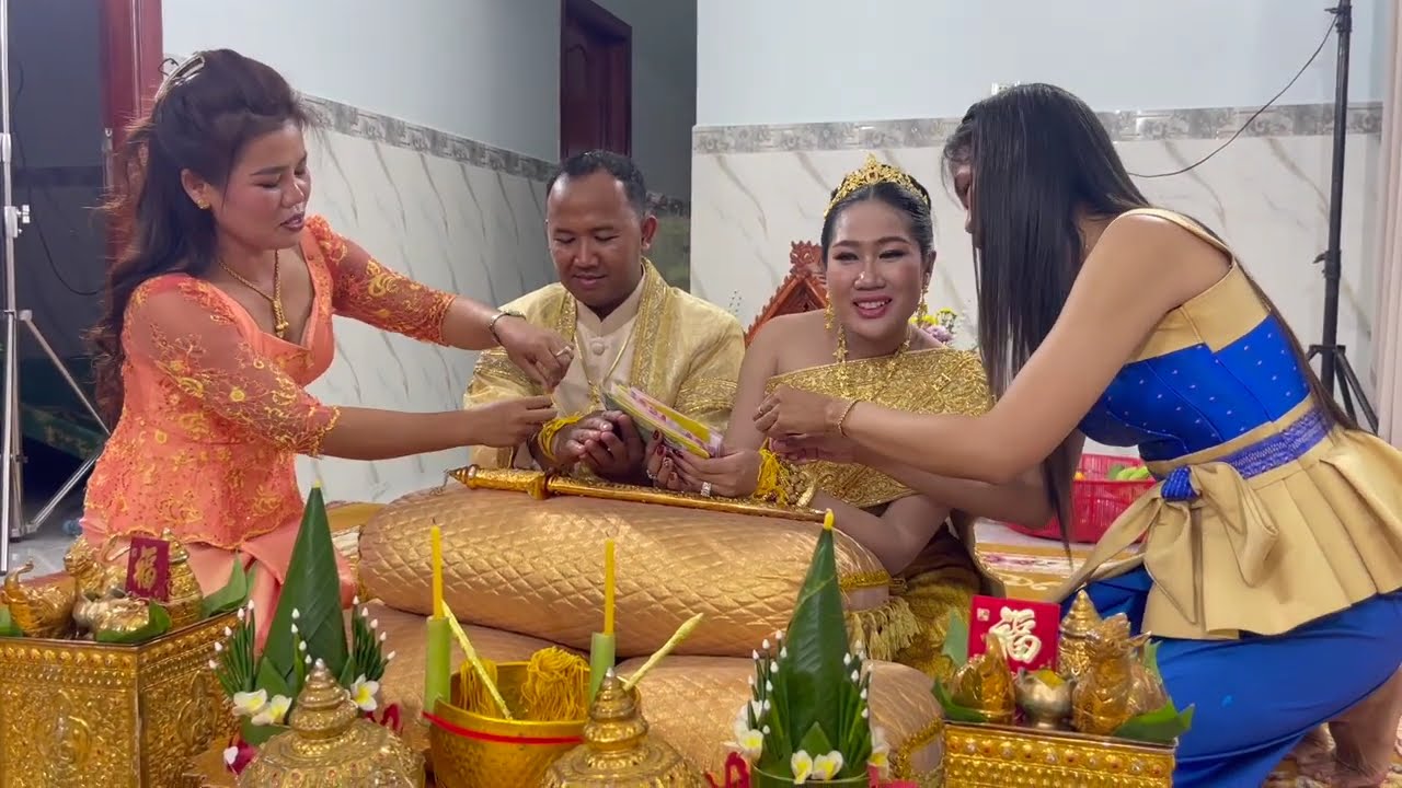 A traditional Khmer housewarming ceremony held in the village of Palang
