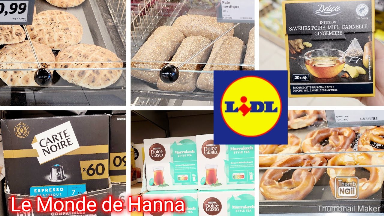 LIDL FRANCE ARRIVAGE 22-01 VIENNOISERIE CAFÉ ☕️ THÉ 