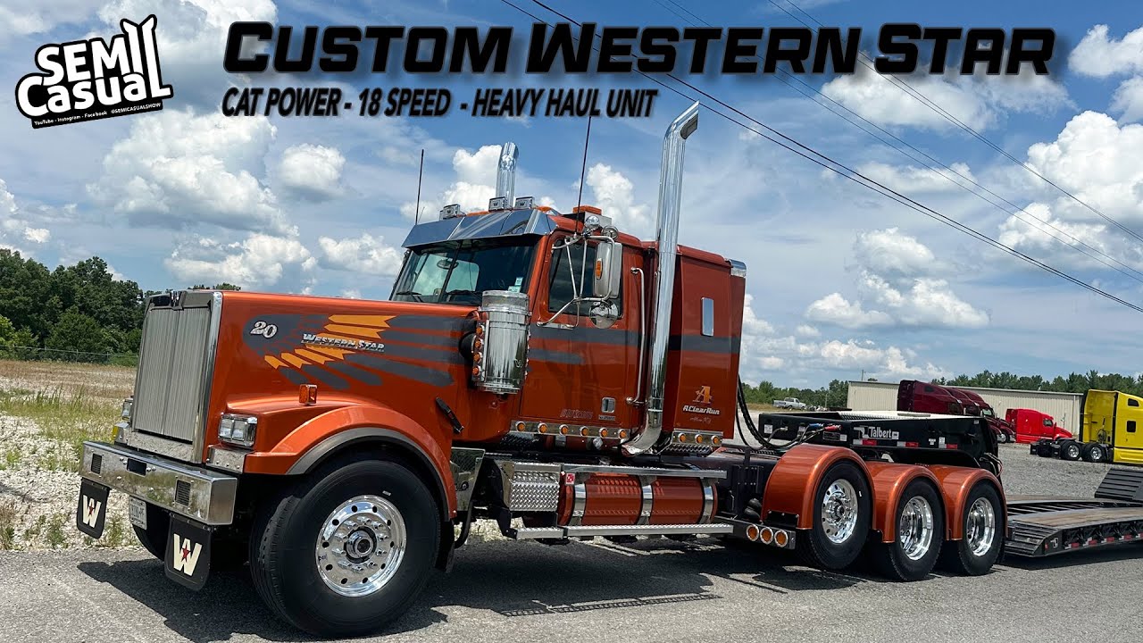 Western Star 4900 с двигателем Cat