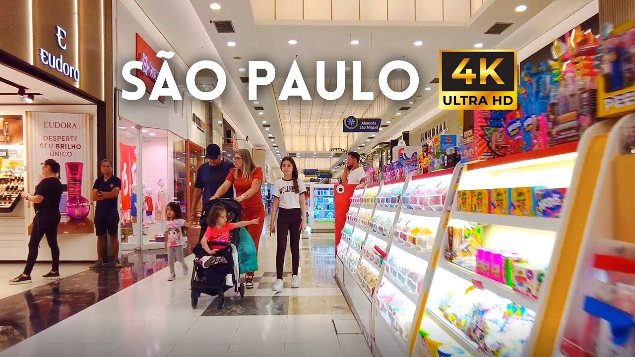 🇧🇷 Shopping Aricanduva o Maior da América Latina | São Paulo 4K