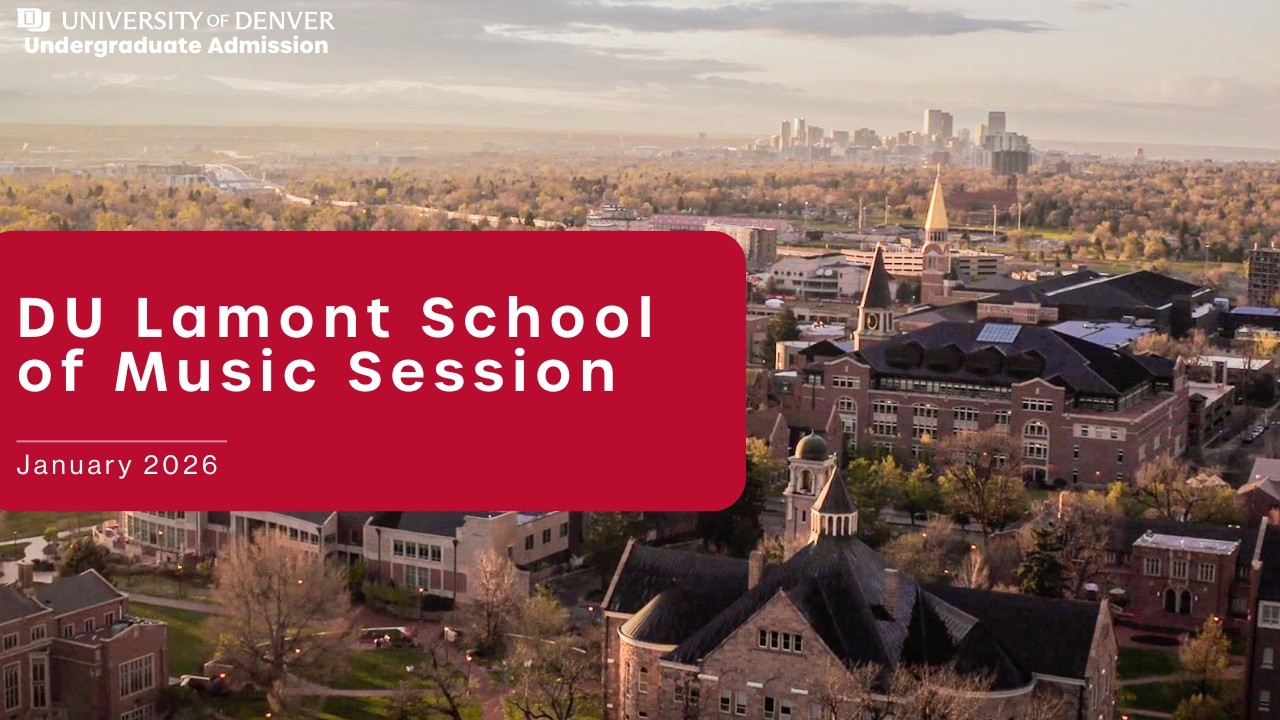 Virtual Open House 2026 | Lamont School of Music