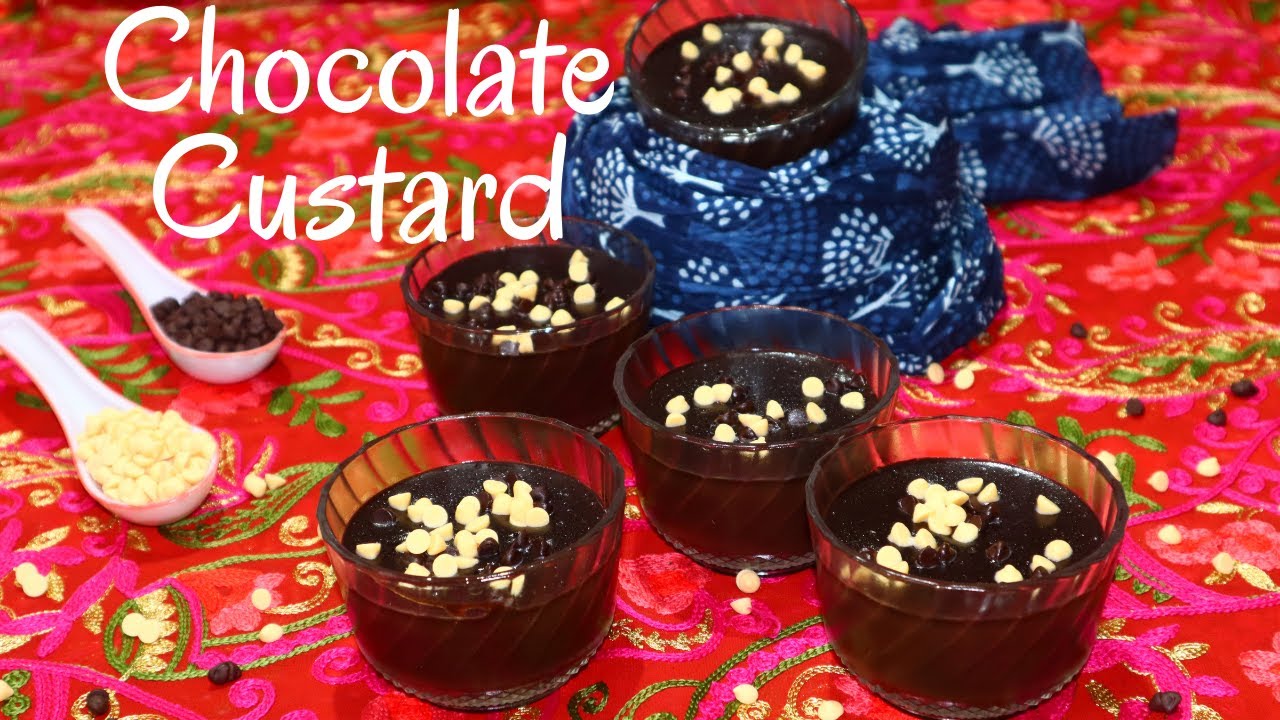Chocolate Custard I Chocolate Custard Pudding I Quick & Easy Dessert I Recipe Garage I Ep:115