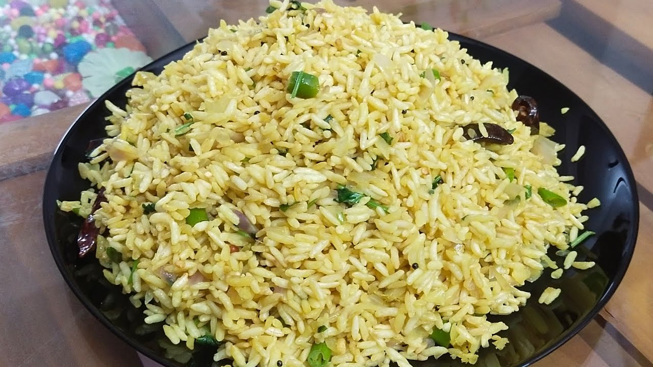 പൊരി കൊണ്ട് ഒരു അടിപൊളി ഉപ്പുമാവ്🥘| Pori Upma| Pori Upma Malayalam| പൊരി|Urcreation  Rekhaskitchen|