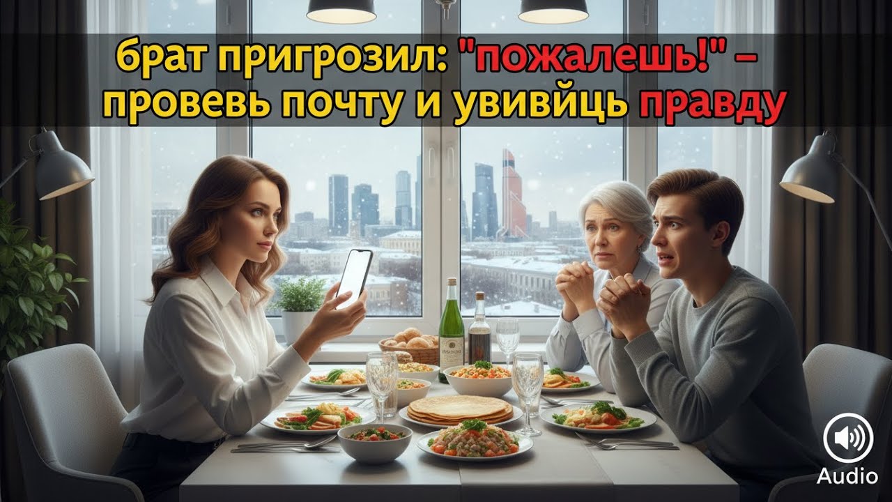 Брат пригрозил: «Пожалеешь!» – Проверка почты разрушила всё.