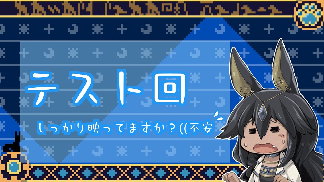 テスト配信((映ってますか～？