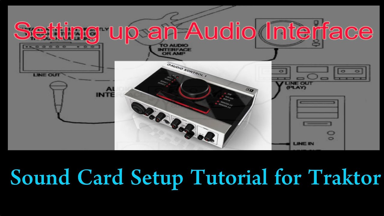 Как настроить звуковую карту Audio Interface с помощью Traktor