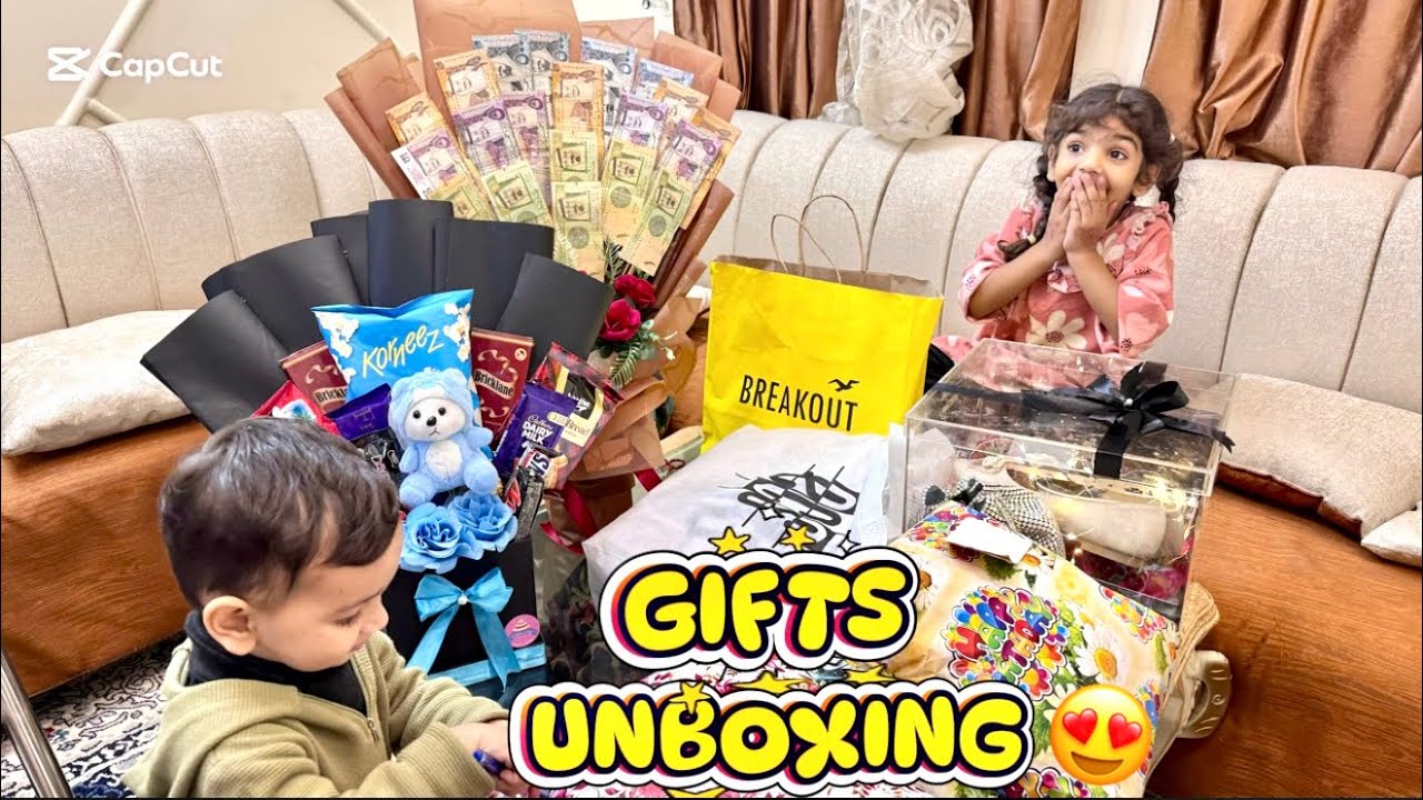 Mama ki birthday gifts ki  unboxing ki❤️