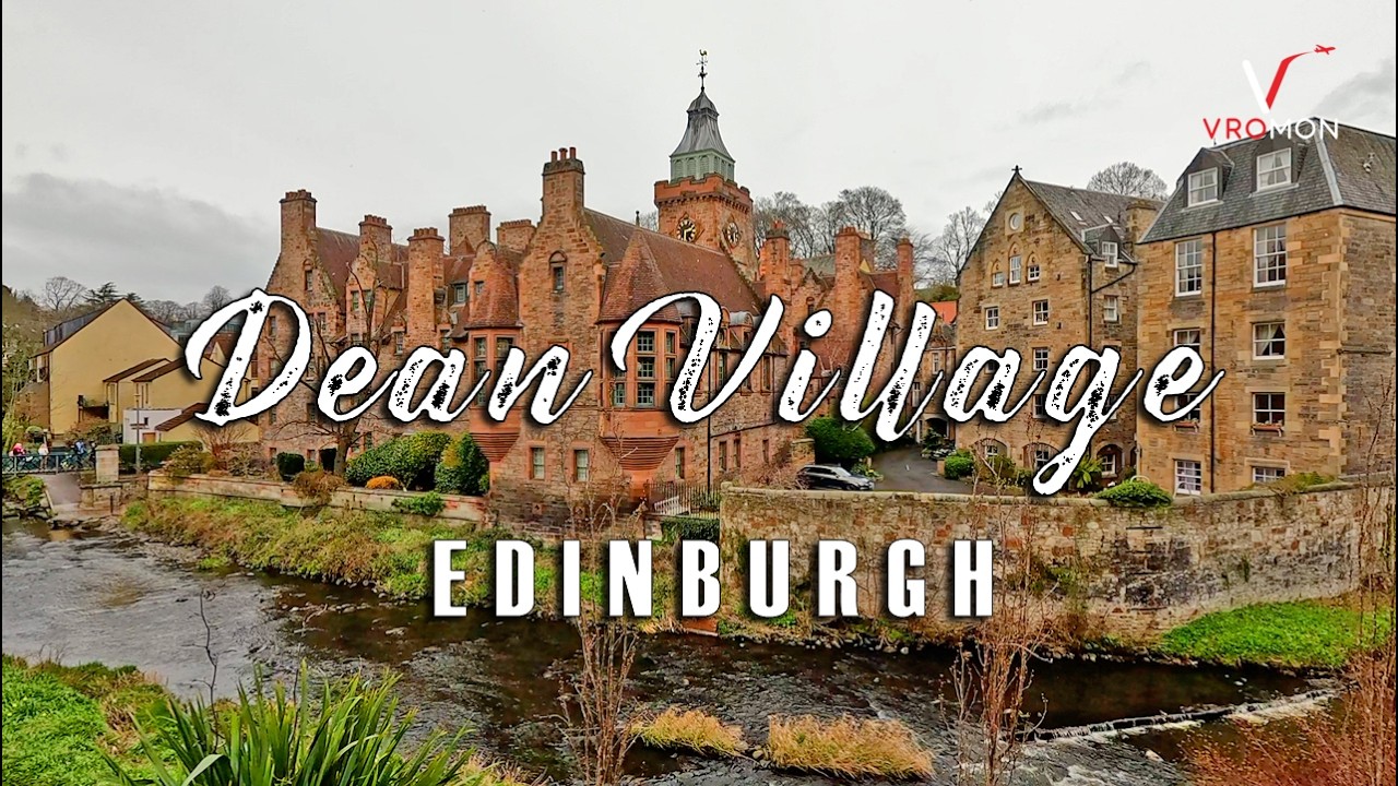 Exploring Dean Village Edinburgh Scotland | Edinburgh Dean Village Tour